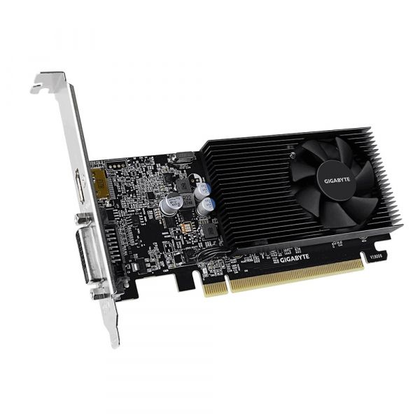  GeForce GT1030, Gigabyte, 2Gb DDR4, 64-bit, DVI/HDMI, 1417/2100MHz, Low Profile (GV-N1030D4-2GL) -  2