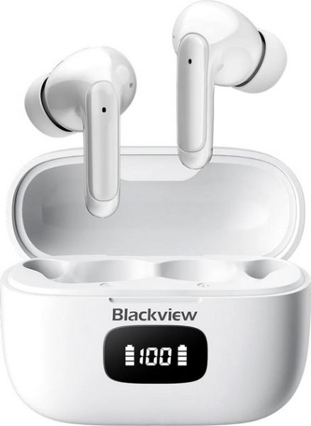 Bluetooth- Blackview TWS AirBuds 8 White (6931548315971) -  1