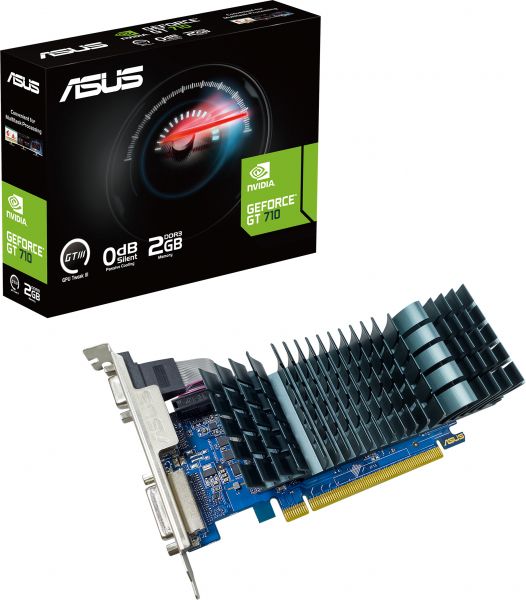 ³ GF GT 710 2GB GDDR5 Evo Asus (GT710-SL-2GD5-BRK-EVO) -  1