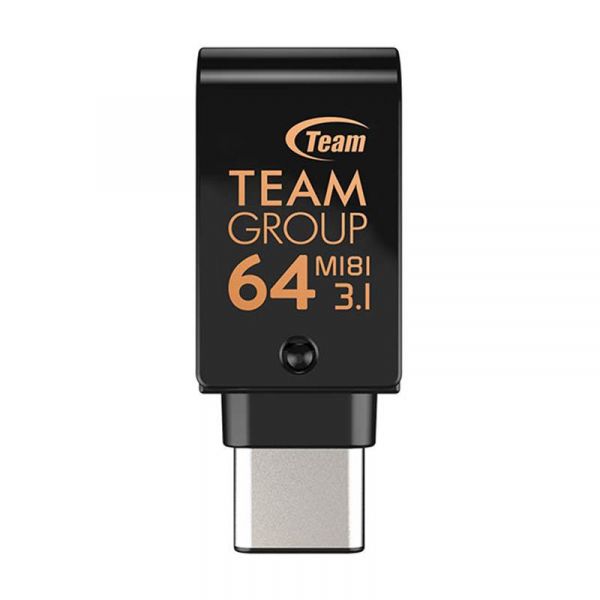- USB3.1 64GB OTG Type-C Team M181 Black (TM181364GB01) -  1
