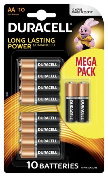  Duracell Basic AA/LR06 BL 10 -  1