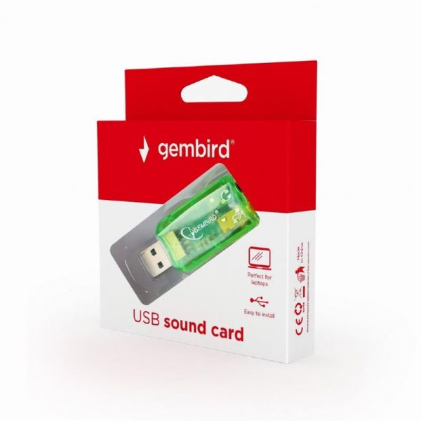  Gembird SC-USB-01 green USB2.0-Audio -  3