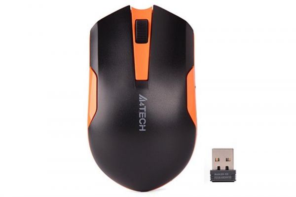   A4Tech G3-200N Black/Orange USB V-Track -  5