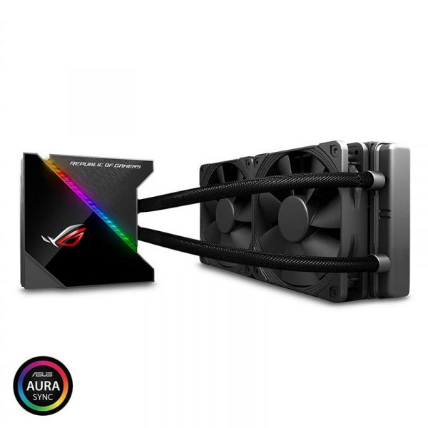    Asus ROG Ryujin 2x120mm Aura OLED (90RC0030-M0UAY0), Intel:1150/1151/1152/1155/1156/1366/2011/2011-3/2066, AMD:AM4/TR4, 272x121x27, 4-pin -  1