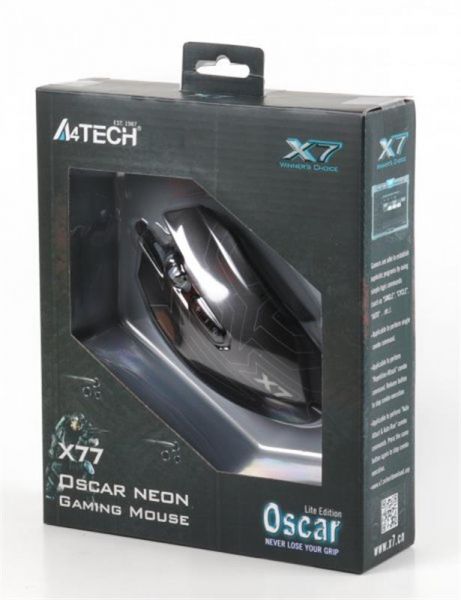  A4Tech X77 Oscar Neon Black USB -  4