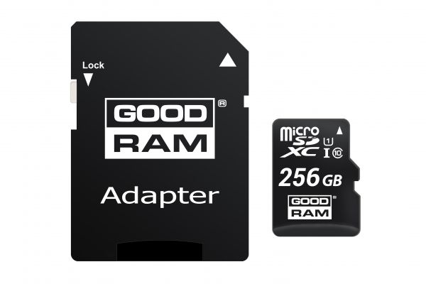  '  ' Goodram 256GB microSDXC class 10 UHS-I (M1AA-2560R12) -  1
