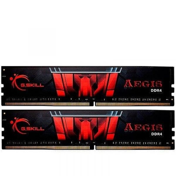  16Gb x 2 (32Gb Kit) DDR4, 2666 MHz, G.Skill Aegis, 19-19-19-43, 1.2V (F4-2666C19D-32GIS) -  1