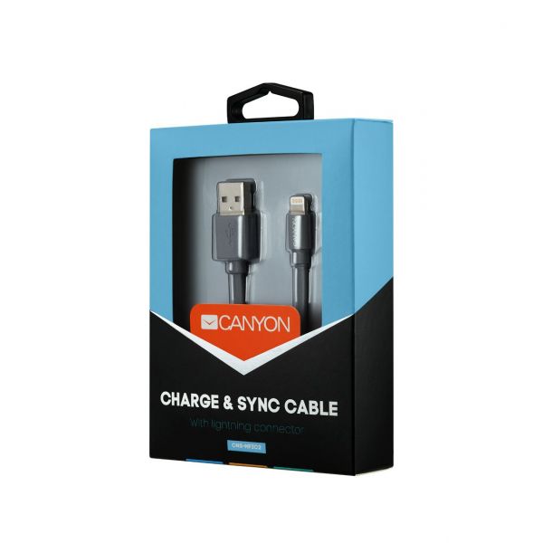  Canyon USB - Lightning 0.96, Dark Grey (CNS-MFIC2DG) -  3