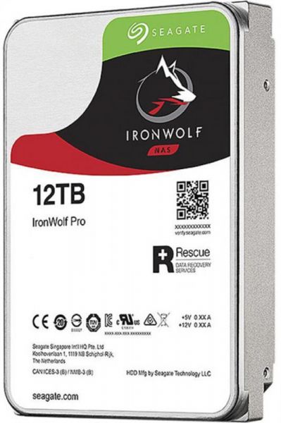 HDD SATA 12.0TB Seagate IronWolf Pro NAS 7200rpm 256MB (ST12000NE0008) -  1