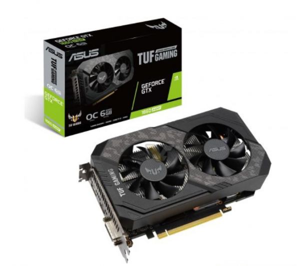 GF GTX 1660 Super 6GB GDDR6 TUF Gaming OC Asus (TUF-GTX1660S-O6G-GAMING) -  1