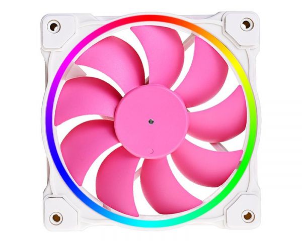  ID-Cooling ZF-12025-PINK ARGB (Single Pack), 120x120x25, 4-pin PWM,    -  1