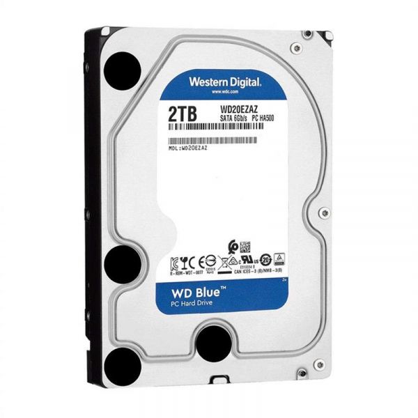 HDD SATA 2.0TB WD Blue 5400rpm 256MB (WD20EZAZ)_ -  2