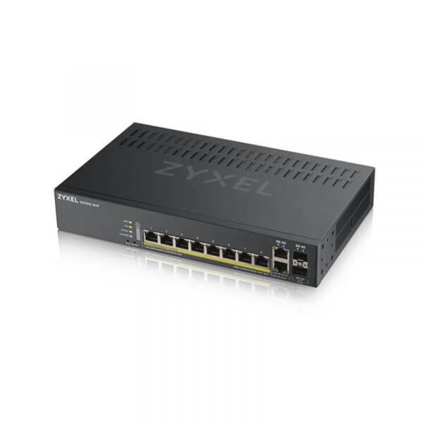  ZYXEL GS1920-8HPV2 (8xGE PoE+, 2xGE/SFP, Max PoE 130W, Smart, NebulaFlex) -  4