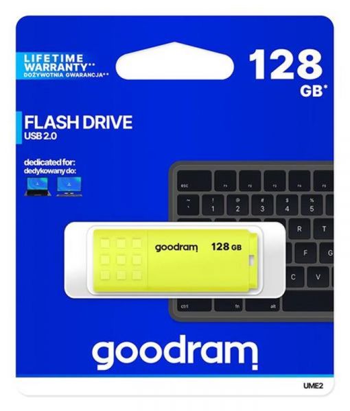 - USB 128GB GOODRAM UME2 Yellow (UME2-1280Y0R11) -  5