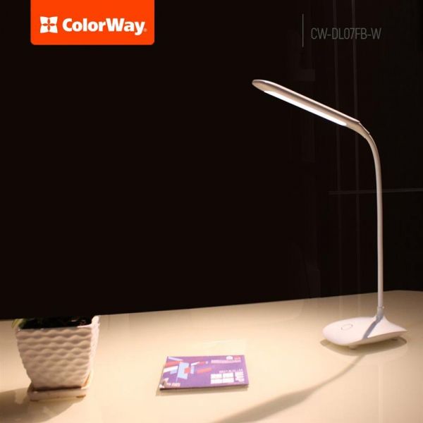   ColorWay Flexible 360, White,   ,  , 18 LED SMD, 225 , 1200 mAh (CW-DL07FB-W) -  9