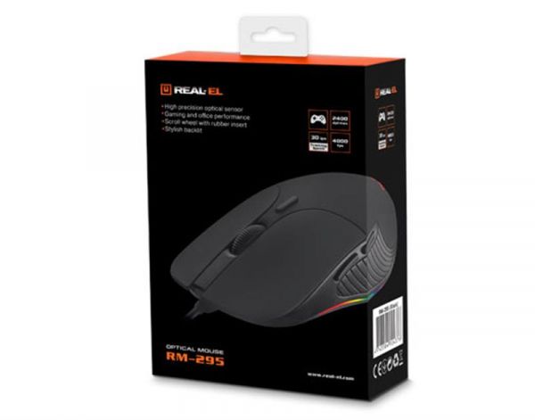  REAL-EL RM-295 USB Black UAH -  2