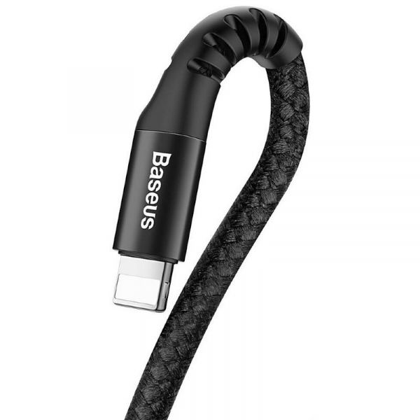  Baseus Fish eye Spring Data USB-Lightning, 1 Black (CALSR-01) -  2