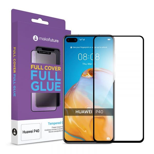   MakeFuture  Huawei P40 Full Cover Full Glue, 0.25mm (MGF-HUP40) -  1