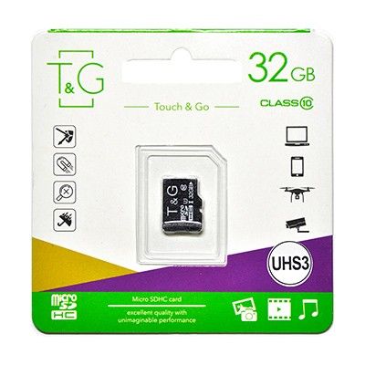  '  ' microSDHC, 32Gb, Class10 UHS-1, T&G,   (TG-32GBSD10U3-00) -  1