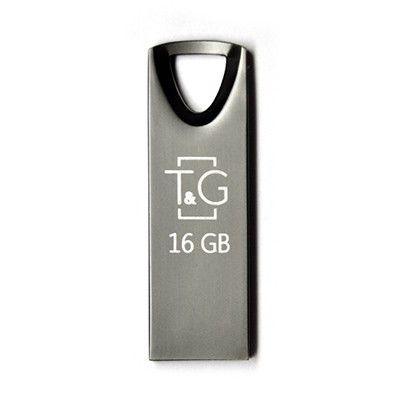 USB Flash Drive 16Gb T&G 117 Metal series Black (TG117BK-16G) -  2