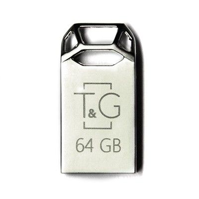 USB Flash Drive 64Gb T&G 110 Metal series Silver (TG110-64G) -  2