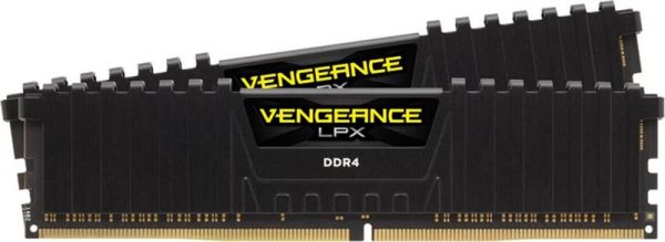   DDR4 2x32GB/3600 Corsair Vengeance LPX Black (CMK64GX4M2D3600C18) -  1