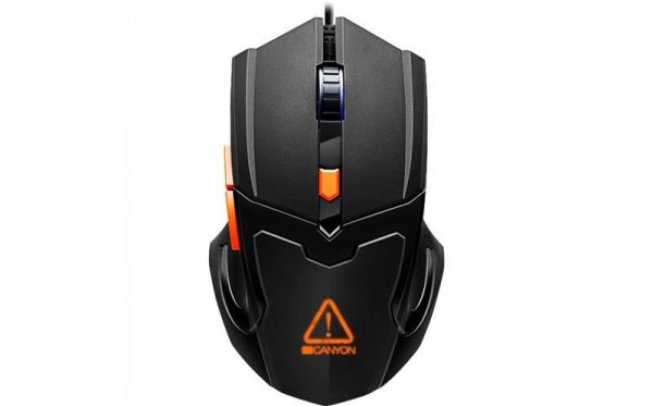  Canyon Vigil CND-SGM02RGB Black/Orange USB -  1