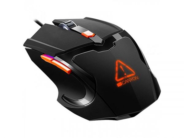  Canyon Vigil CND-SGM02RGB Black/Orange USB -  2