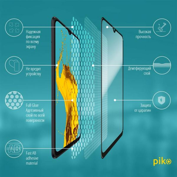   Piko Full Glue Xiaomi Redmi 9 (1283126503986) -  3