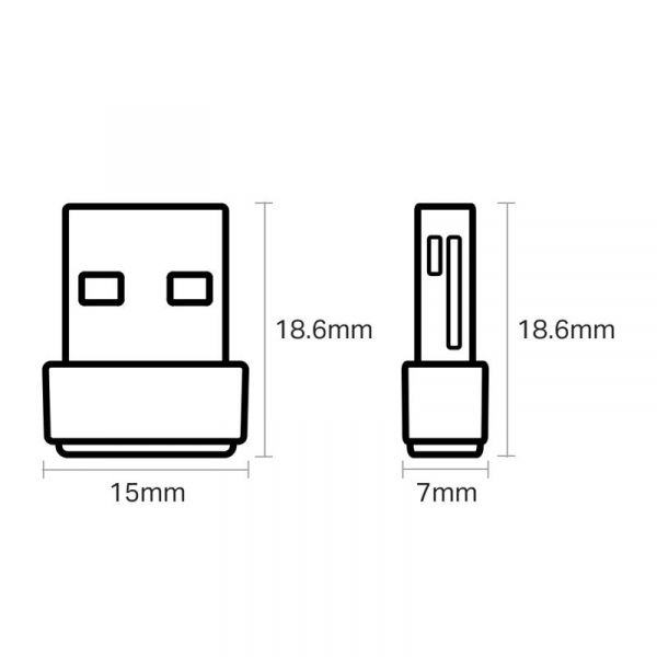   TP-Link Archer T600U Nano (AC600, mini) (ARCHER-T600U-NANO) -  2