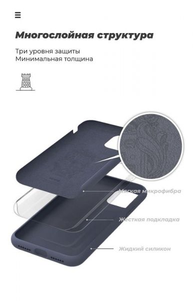 - Armorstandart Icon  Xiaomi Redmi Note 9S/9 Pro/9 Pro Max Dark Blue (ARM56605) -  6