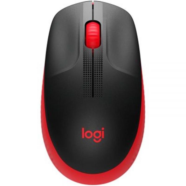  Logitech M190, Red/Black, USB, , , 1000 dpi, 3 , 1xAA (910-005908) -  1