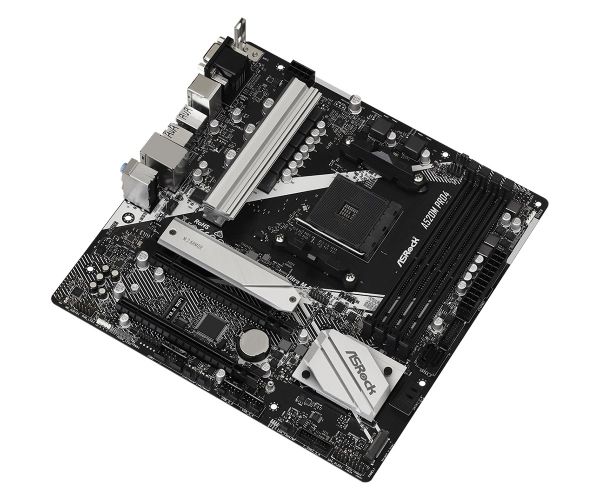   ASRock A520M Pro4 Socket AM4 -  3