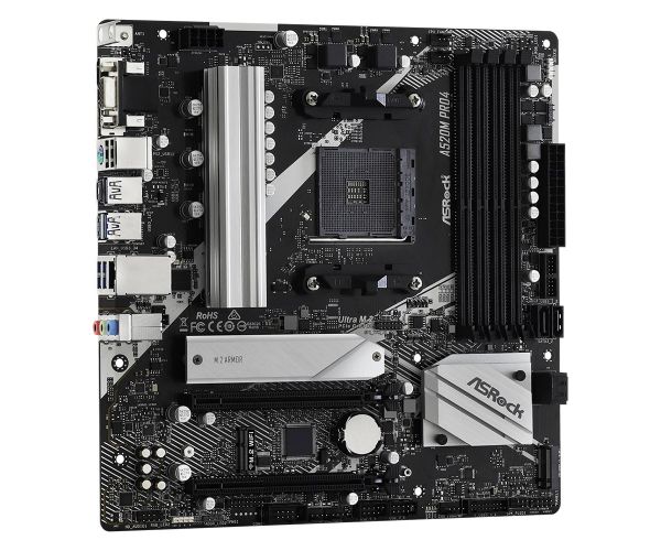   ASRock A520M Pro4 Socket AM4 -  4