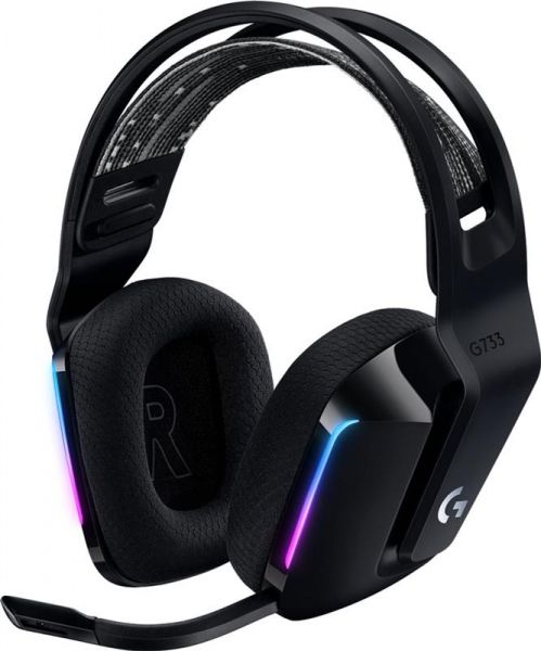  Logitech G733 Lightspeed Wireless RGB Gaming Headset Black (981-000864) -  1