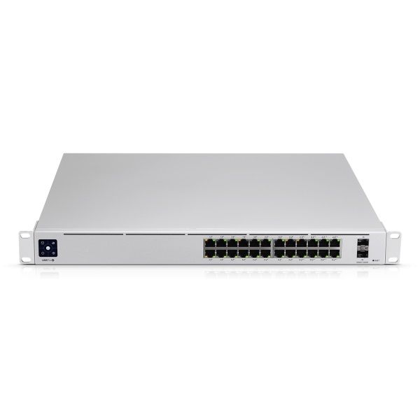  Ubiquiti UniFi Switch PRO 24 PoE Gen2 (USW-PRO-24-POE) (16xGE PoE+, 8GE PoE++, 2xSFP+, L3, 802.3bt/at/af, 400W max) -  1