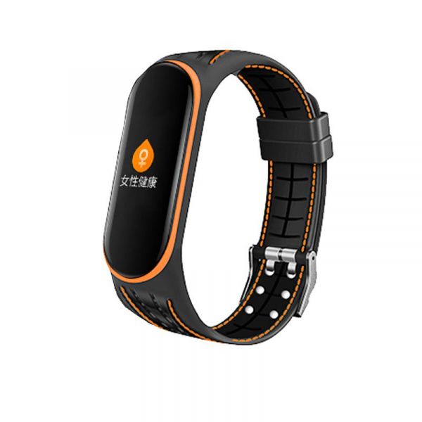  BeCover Lattice Style  Xiaomi Mi Smart Band 5 Orange (705164) -  1