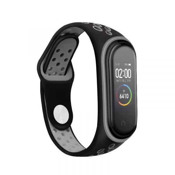  BeCover Nike Style  Xiaomi Mi Smart Band 5 Black-Gray (705151) -  1