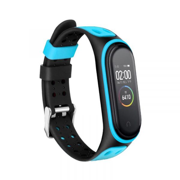  BeCover Colour Style  Xiaomi Mi Smart Band 5 Black-Blue (705154) -  1