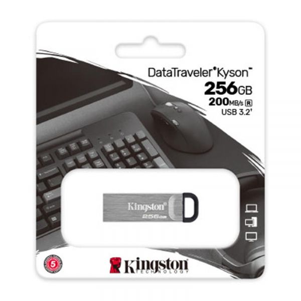 Kingston  256GB USB 3.2 Gen1 DT Kyson DTKN/256GB -  3