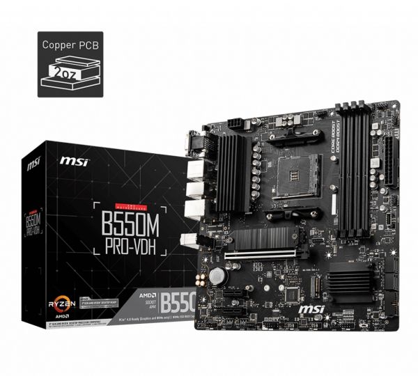   MSI B550M PRO-VDH -  1