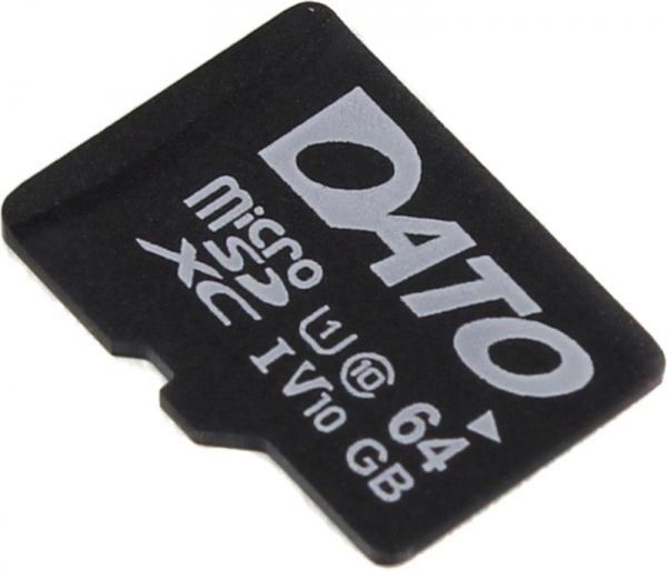   MicroSDXC  64GB UHS-I Class 10 Dato (DTTF064GUIC10) -  1