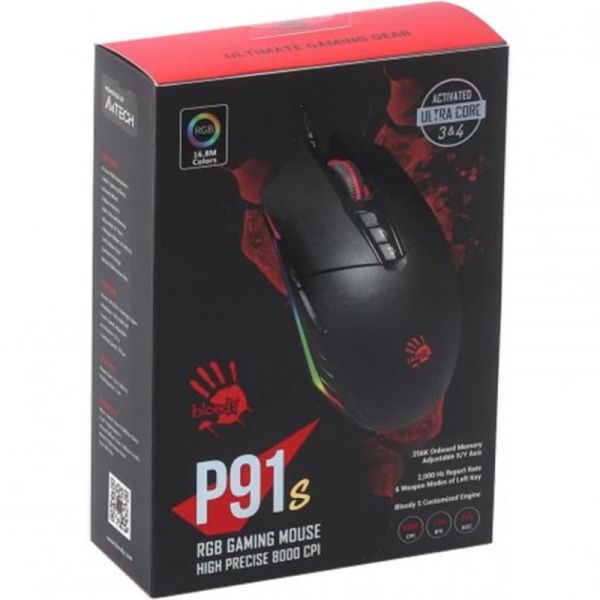  A4Tech Bloody P91s RGB Black USB -  4