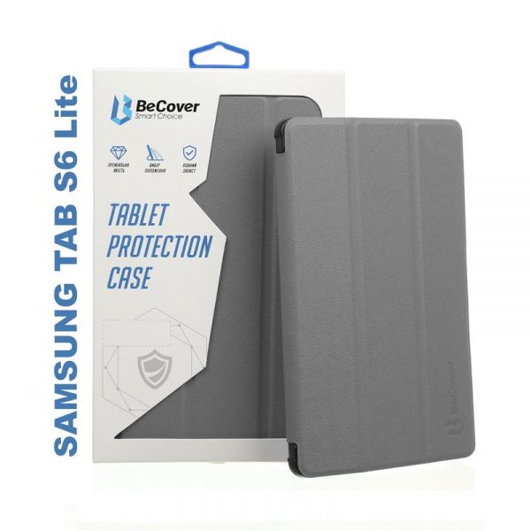 - BeCover Smart  Samsung Galaxy Tab S6 Lite SM-P610/SM-P615 Gray (705215) -  1