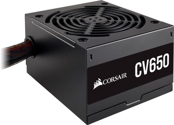   Corsair 650W CV650 (CP-9020236-EU), 120mm, 20+4pin, 1x4+4pin, SATA  7, Molex 2x4pin, 2x6+2pin,  , 80 Plus Bronze -  1