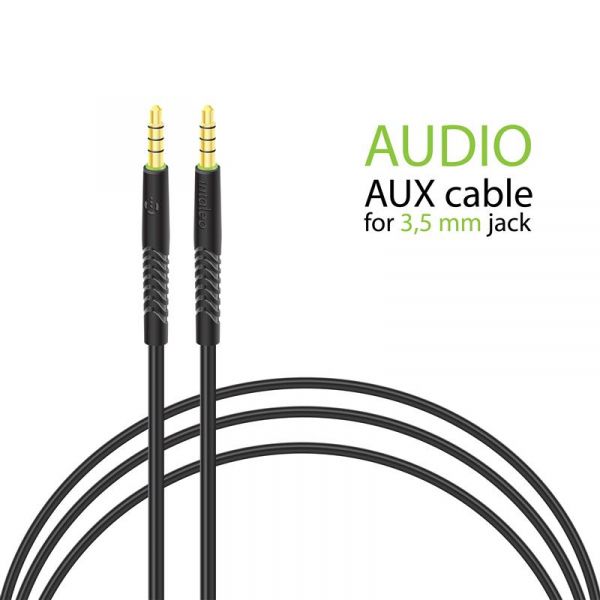  Intaleo CBFLEXA1 (1283126487538) AUX 3.5mm M-3.5mm M, 1.2 Black -  1