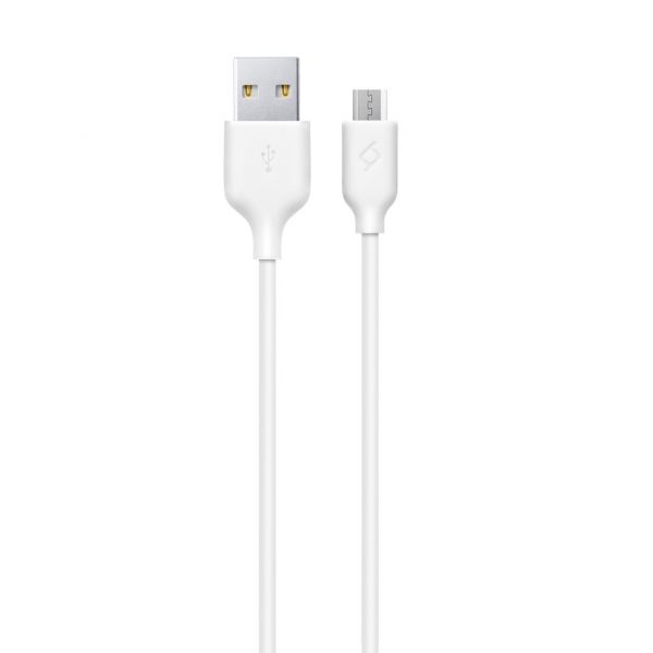  Ttec (2DK7530B) USB - icroUSB 1.2, White -  1