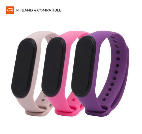  Armorstandart  Xiaomi Mi Band 4/3 Pale Pink/Pink/Purple 3 (ARM56668) -  1