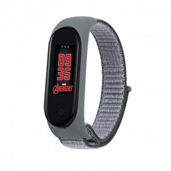  BeCover Nylon Style  Xiaomi Mi Smart Band 5 Gray/Black (705423) -  1