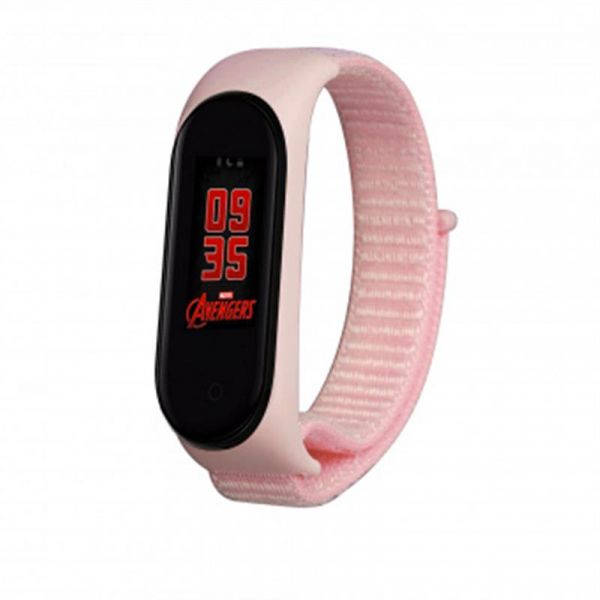  BeCover Nylon Style  Xiaomi Mi Smart Band 5 Pink (705428) -  1